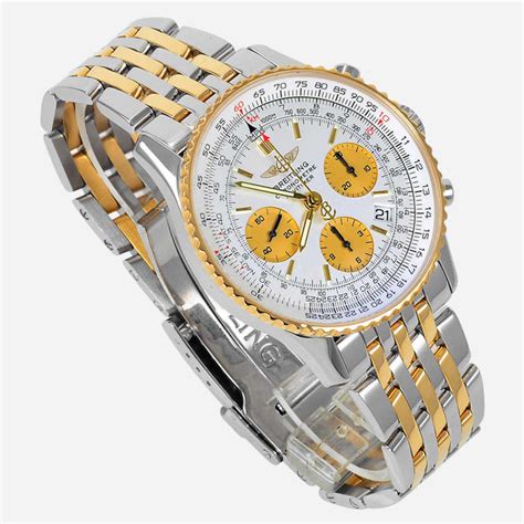 breitling navitimer gold silver|Breitling Navitimer buying guide.